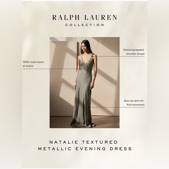 $3990 Ralph Lauren Collection

Natalie Silk-Blend Gown size 8 - Picture 6 of 17